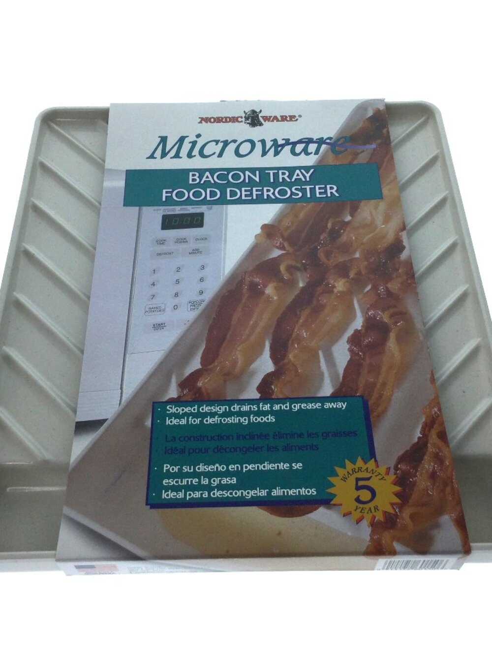 New‎ Nordic Ware Microware Bacon Tray Food Defroster